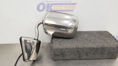 93 GMC G2500 VANDURA POWER EXTERIOR SIDE VIEW MIRROR LEFT DRIVER CHROME