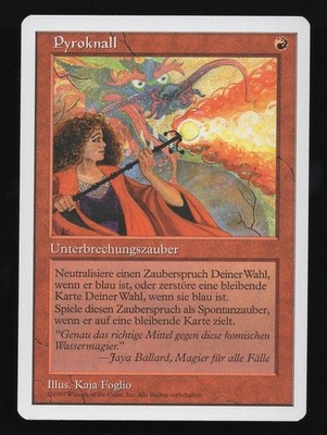 Pyroknall / Pyroblast - Fünfte (Fifth) Edition - Deutsch - Near Mint - MTG