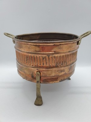 Vintage Solid Copper Plant Stand