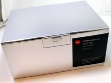 Empty Box for Leica Summaron-M 28mm f5.6 Silver chrome lens 11712 - box only