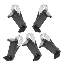 5 Pcs Car Remote Key Fob Holder Clip Anti Static Lock For Sun Visor