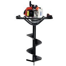 XtremepowerUS 63CC Gas Power Earth Auger Post Hole Digger EPA Motor + 12"inch