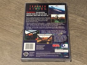 Thunder Strike Sega Saturn Complete CIB w/Reg Card Authentic Very Good Shape