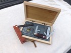 Remington UMC R4 Scout Utility camp KNIFE 5 blades SAW WOOD BOX SET BUCKLE STONE