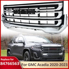 Front Upper Grille Grill Chrome Trim For GMC Acadia 2020 2021 2022 2023 84766563