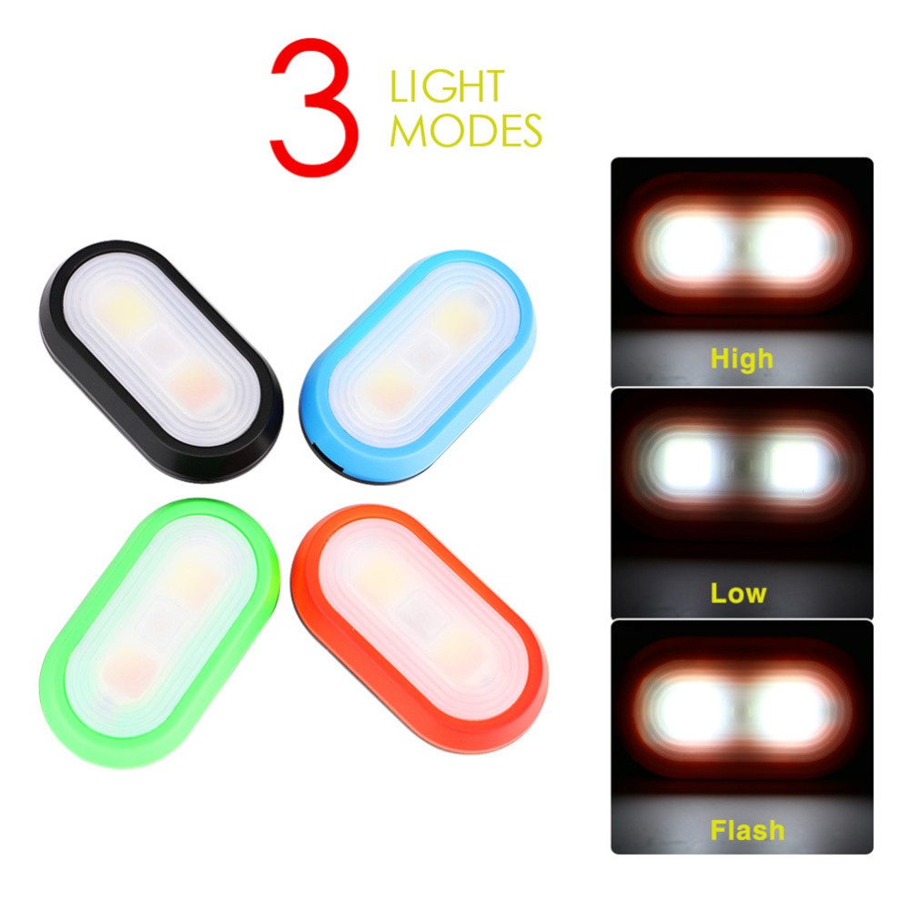 4 PCS Running Light Clip on High Visibility Accessories Reflective Gear Runners