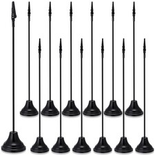 12 Pcs Table Number Holders 12 Inch Place Card Holder with Alligator Clip Met...