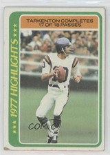 1978 Topps Highlights Fran Tarkenton #5 HOF 0il7