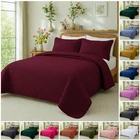 All Season Bedspread Quilt Bedding Sets Throw Soft Reversible Cozy Comforter Set