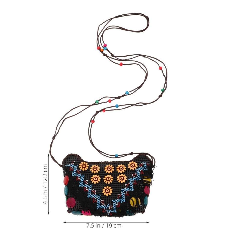 Borsa A Tracolla Rigata In Tela: Stile Etnico E Hippie Per Ogni Occasione – Donna - 3