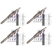 4X Fast GlÜHkerzen FT82725 Passend FüR 4-ZYLINDER Alfa Romeo 145 146 147 156