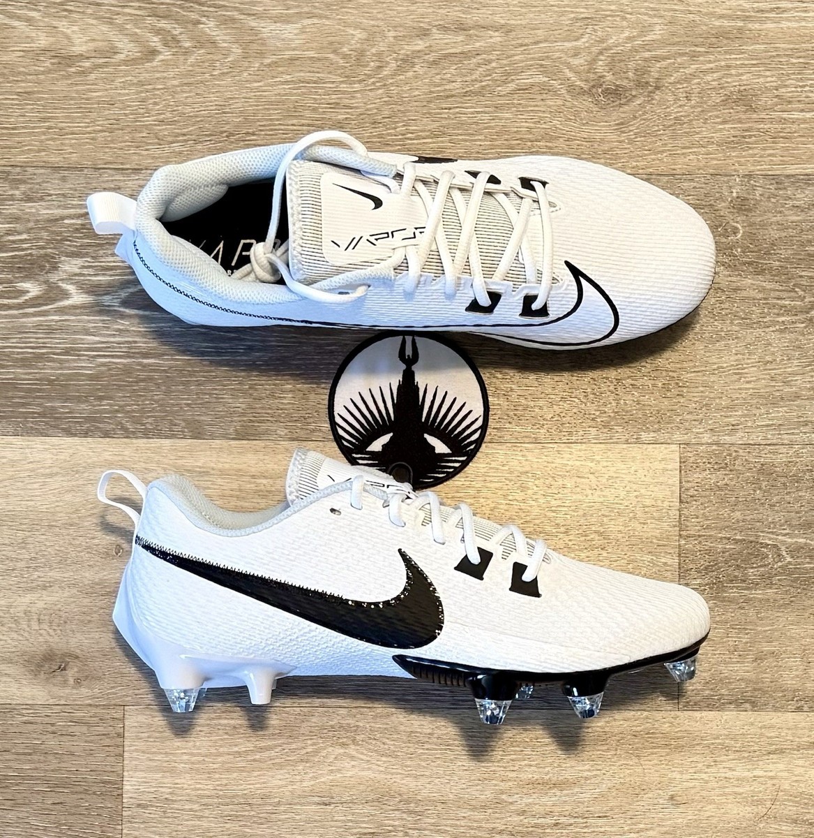 Nike Men’s Vapor Edge Speed 360 2 Detachable Football Cleats White Size 12.5 Nike Vapor Edge Speed 360 2 Men 12.5 Wide Football Cleats  main image 3