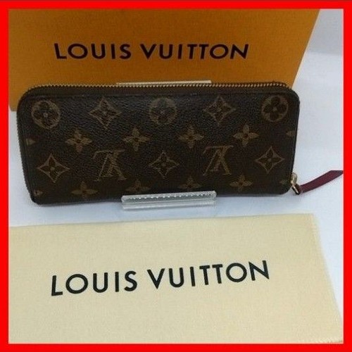 Louis Vuitton Monogram Long Wallet Clémence Zippy Used From Japan