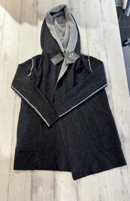 Cardigan/manteau 100 % pur cachemire femme Bloomingdale's TG XS Cachemire - Photo 1/4