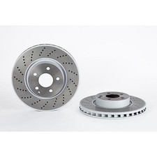 Brake Disc x2 Front Fits Mercedes C-Class T-Model Coupe - Brembo 09.A621.31