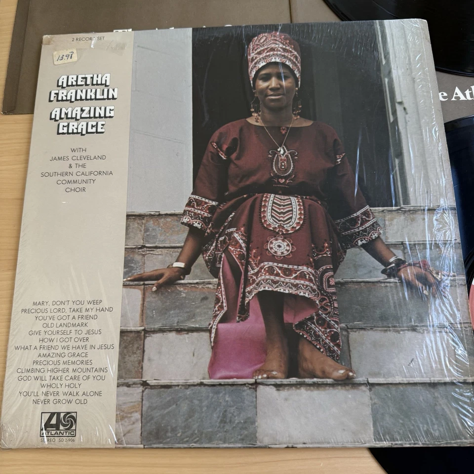 Aretha Franklin Amazing Grace 1972 2LP Gatefold In Shrink! Complete W/OG Sleeves - Image 2 of 4