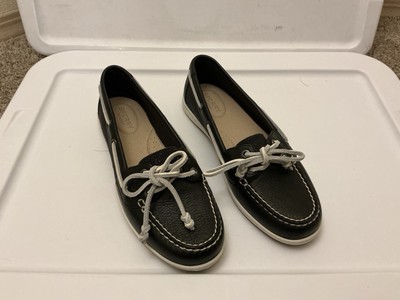 Sperry Top Sider Women's Size 8.5 Firefish Core Black Boat Shoes STS95462