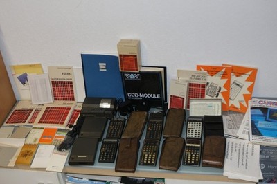 HP Hewlett Packard 6 St Taschenrechner 41cx , 41cv , 65 , 67 Konvolut + Zubehör