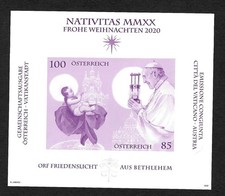 &Ouml;stereich 2020: ORF Friedenslicht aus Bethlehem, Gemeinschaft mit Vatikan, **