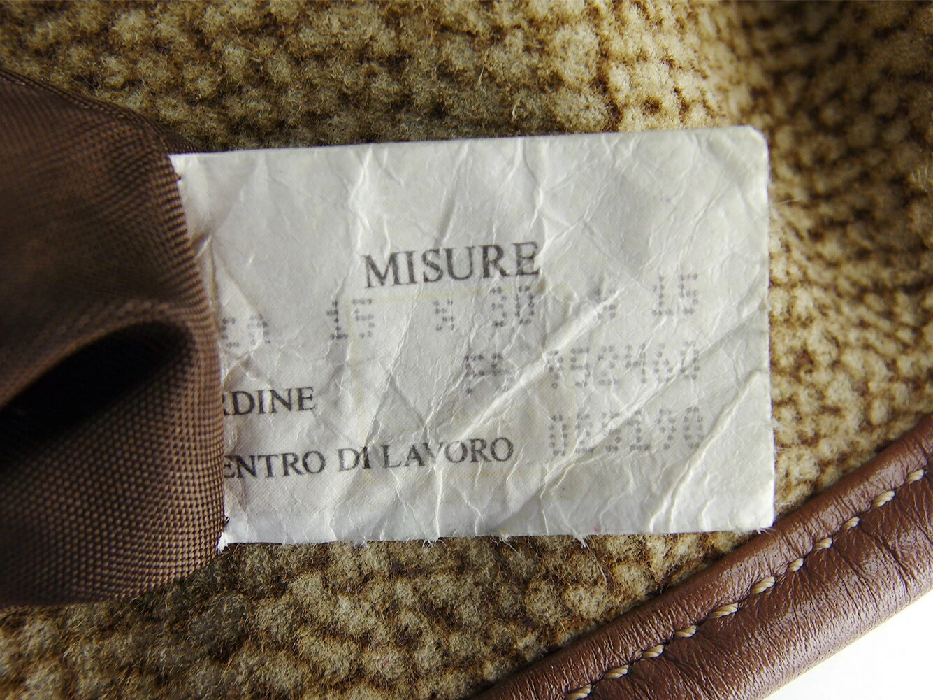 Borbonese Shoulder Bag, Quail Pattern, Redwall Tag, Beige, Brown, — image 7