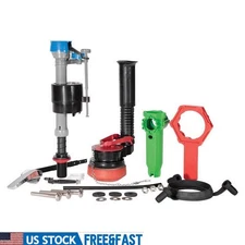Universal Toilet Repair Kit 2in Fill Flush Valve Installation Tools Easy Setup