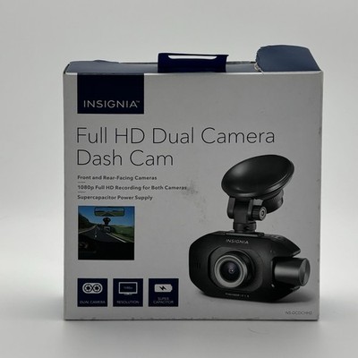 Insignia Full HD Dual Camera Dash Cam 1080p Front & Rear NS-DCDCHH2 Open Box