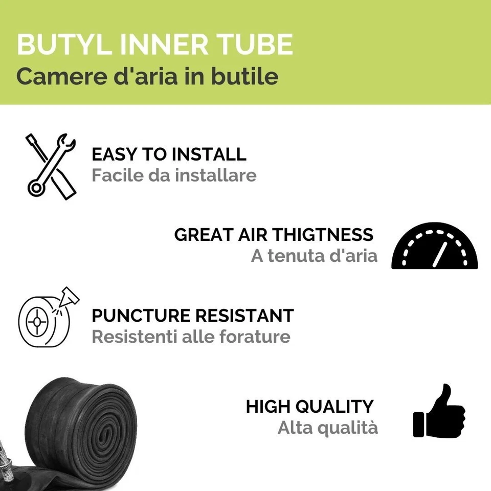 2 PNEUMATICI 2.50 – 4 CON CAMERE D’ARIA COPPIA 2,50 X 4 GOMME 4PR X CARRELLINO - Image 4 of 4