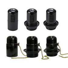 2x E27 Fassung mit Schalter, Lampenfassung aus Thermoplast