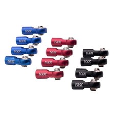 10PCS KYX RC M3 Metal Tie Push Link Rod End Ball End for Axial SCX10 Wraith CC01