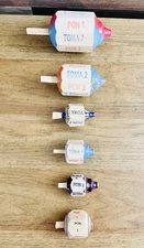 6 Wood Toma Todo, Pirinola Mexican Traditional Toy Assorted Sizes