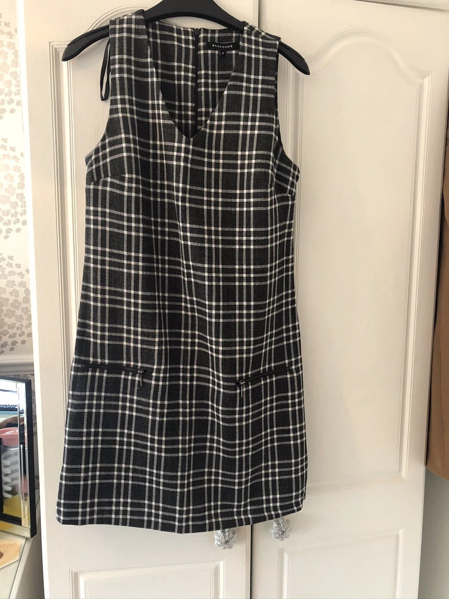 Peacocks pinafore cheap dress