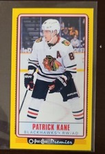 2021-22 O-Pee-Chee Premier Tallboys Yellow Border #P-33 PATRICK KANE