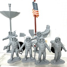 NASA Space Astronaut American Explorers Plastic Figures  Space Vehicle Lot