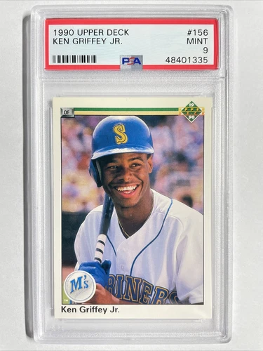 1990 Upper Deck KEN GRIFFEY JR 2nd Year Playing #156 PSA 9 Mint MARINERS HOFer