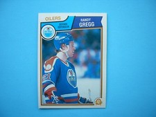 1983/84 O-PEE-CHEE NHL HOCKEY CARD #28 RANDY GREGG ROOKIE NM SHARP+ 83/84 OPC