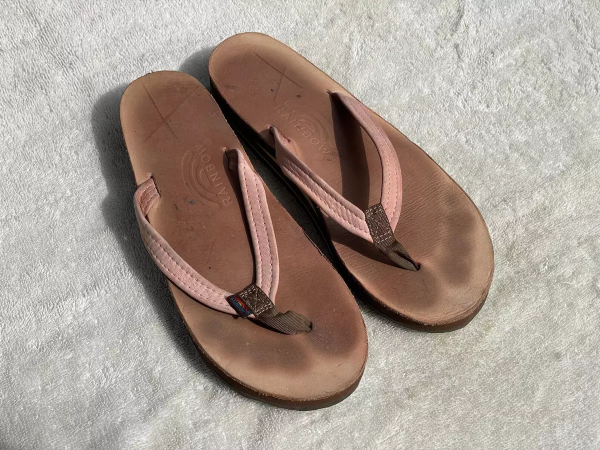 Cheap rainbow best sale flip flops