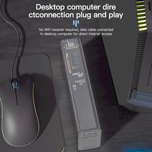 4G portable WiFi wireless pocket router, plug-in router, power bank 2-in-1 LTE - Afbeelding 3 van 16
