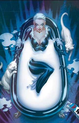 AMAZING SPIDERMAN 54 J SCOTT CAMPBELL FOIL BLACK CAT VIRGIN VARIANT vol 6 2024
