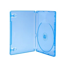 50 ct 14mm Standard Blue Case for PlayStation 4 and 5 PS4 PS5 Game Blu-ray disc