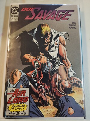 Doc Savage #21 1990 DC COMIC BOOK 9.0 V26-30