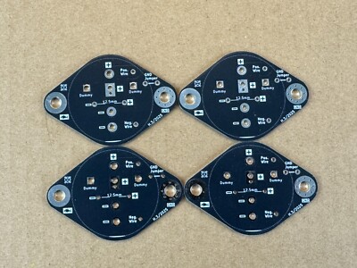 4 SINGLE-SECTION Can Capacitor Replacement Adapter Mount Plates 1 3/8'' FP Cap