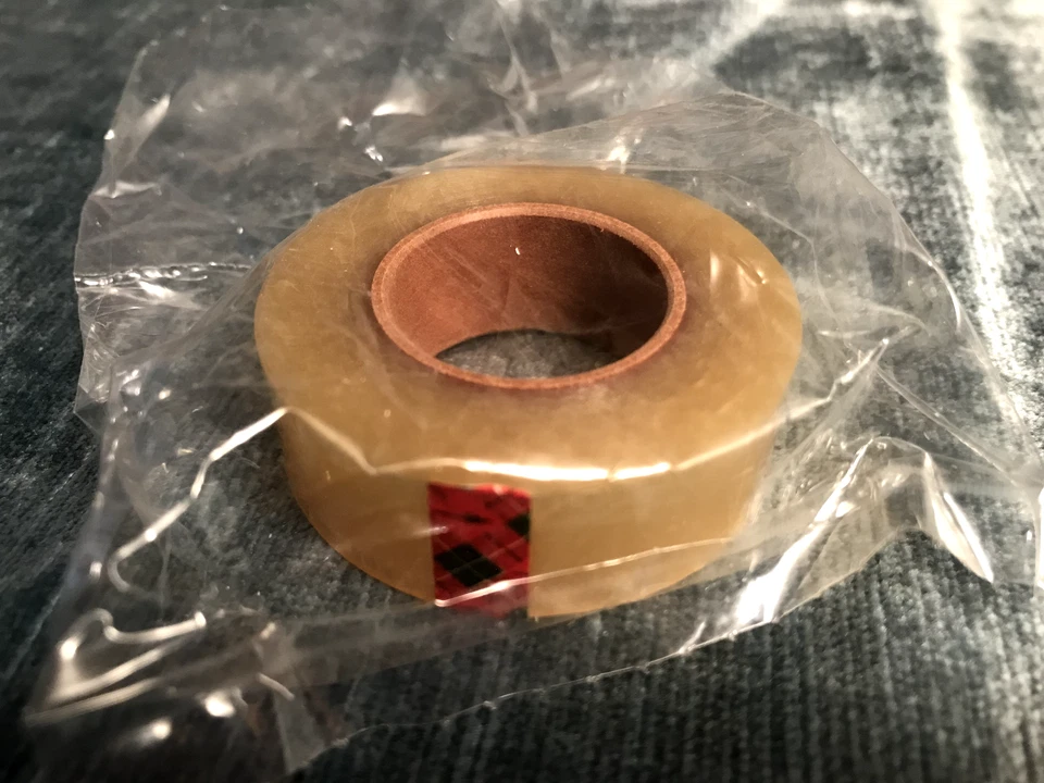 16mm FILM SPLICING TAPE, TRANSPARENT 3M 305 16-66 N.O.S. 66 FOOT LONG ROLL CLEAR - Image 3 of 4