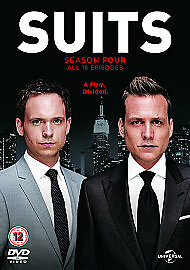 Suits - Season Four 4XDVD 2015 Meghan Markle Certificate 12 Like New Condition