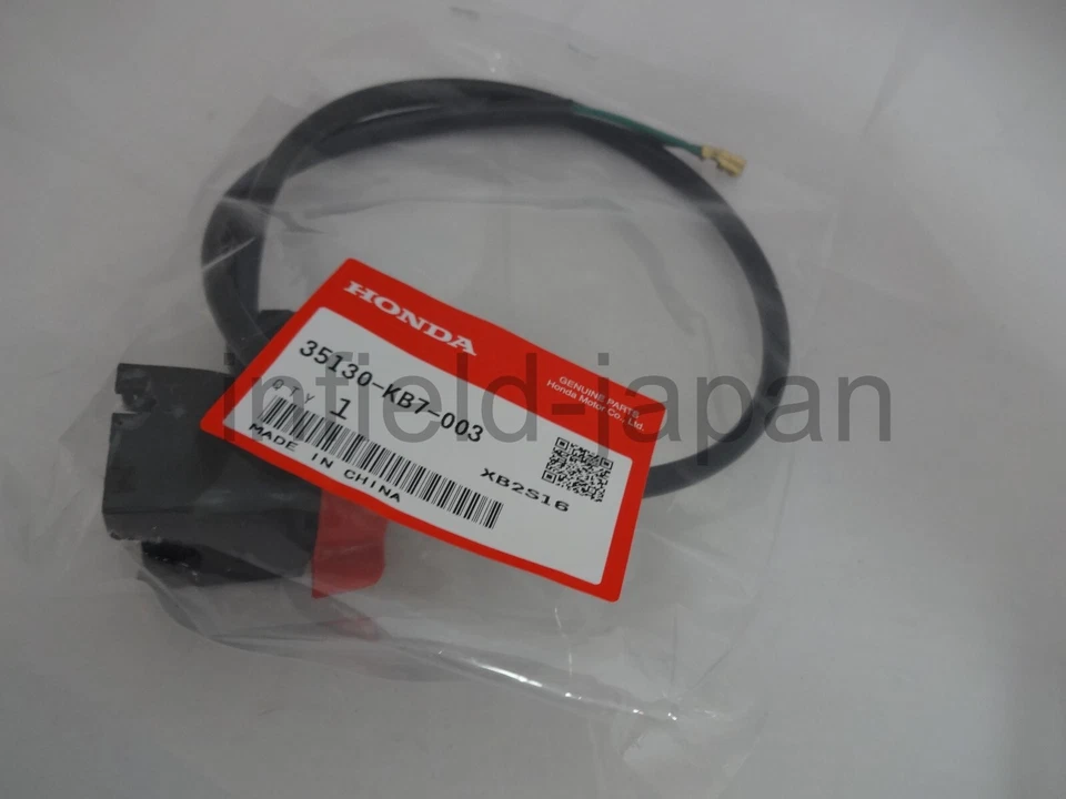 Interruptor de apagado derecho genuino Honda XL500 R XL250 R XL185 35130-KB7-003 F/S Foto 4 de 4
