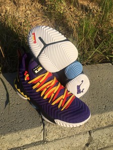 lebron 16 court purple tour yellow