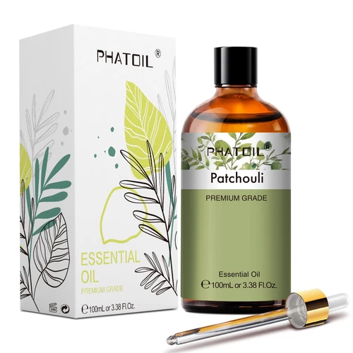 Patchouli Essential Oil 100ML,Pure Patchouli Oil for Diffuser,Massage,DIY Candle
