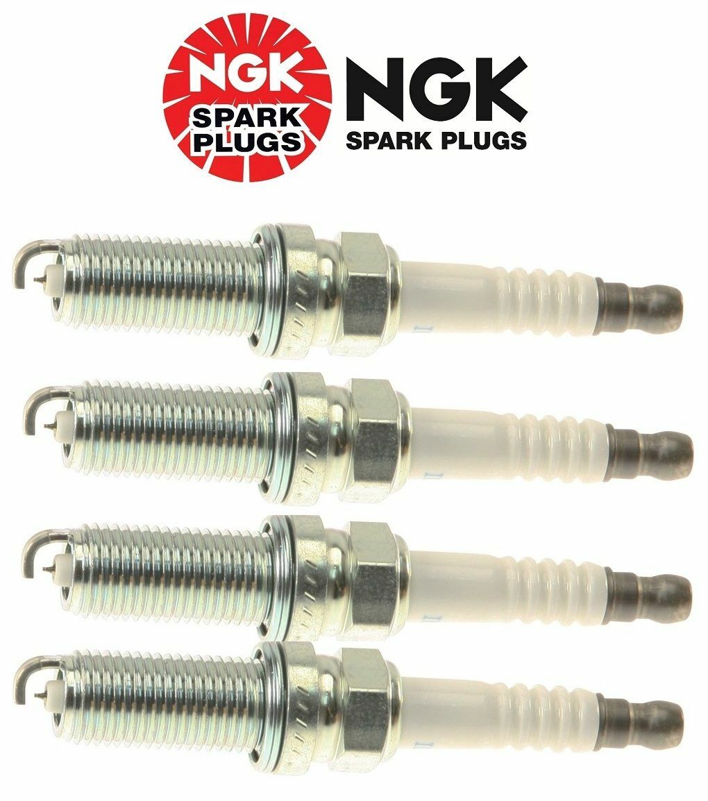 Set of 4 Laser Iridium Resistor Spark Plugs ILKAR7L NGK 94124 For Mazda 3 6 CX-5