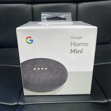 Google Home Mini Smart Assistant - Charcoal (GA00216-US) - NEW SEALED