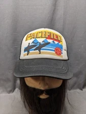 Pacifico Clara Trucker Yellow Hat Adult Snapback Mesh Baseball Cap Cerveza