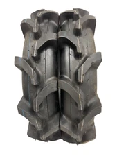 🚜 TWO 5-12 R-1 LUG Compact Tractor Tires Heavy Duty Bar Tread 5x12 Tube Type